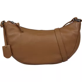   Burkely Lush Lucy konyakbarna női bőr oldaltáska, crossbody 30 x 15 cm