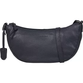   Burkely Lush Lucy sötétkék női bőr oldaltáska, crossbody 30 x 15 cm
