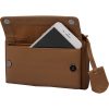 Burkely Lush Lucy konyakbarna női bőr mobiltartós, vállraakasztható bőr pénztárca  20 x 17 cm