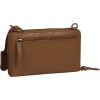 Burkely Lush Lucy konyakbarna női bőr mobiltartós, vállraakasztható bőr pénztárca  20 x 17 cm