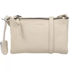   Burkely Lush Lucy törtfehér női bőr mini válltáska, crossbody 22 x 14 cm