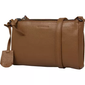   Burkely Lush Lucy konyakbarna női bőr mini válltáska, crossbody 22 x 14 cm