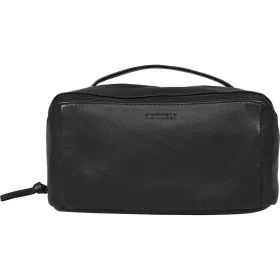   Burkely Lush Lucy fekete bőr neszeszer, toalet táska 26 x 13 cm