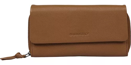 Burkely Lush Lucy konyak bőr pénztárca 18 x 11 cm
