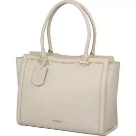   Burkely Beloved Bailey törtfehér női bőr laptoptartós válltáska 14"