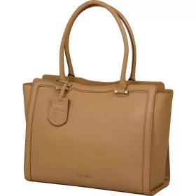  Burkely Casual Cayla világos konyak női bőr laptoptartós válltáska 14"