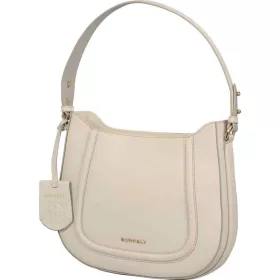   Burkely Beloved Bailey törtfehér női bőr válltáska 27 x 21 cm