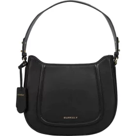   Burkely Beloved Bailey fekete női bőr válltáska 27 x 21 cm