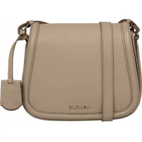   Burkely Beloved Bailey bézs bőr női válltáska, crossbody 21 x 17 cm