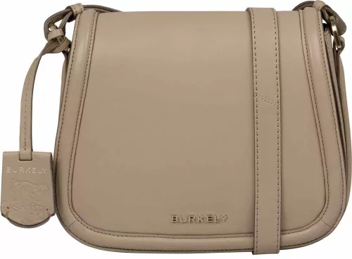 Burkely Beloved Bailey bézs bőr női válltáska, crossbody 21 x 17 cm