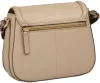 Burkely Beloved Bailey bézs bőr női válltáska, crossbody 21 x 17 cm