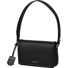   Burkely Beloved Bailey fekete női bőr válltáska 22 x 12,5 cm