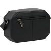 Burkely Nocturnal fekete női bőr oldaltáska, crossbody