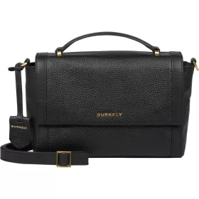   Burkely Keen Keira fekete színű női bőr kézitáska, válltáska