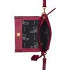 Burkely Keen Keira magenta színű női bőr oldaltáska, crossbody