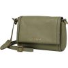 Burkely Keen Keira zöld színű női bőr oldaltáska, crossbody