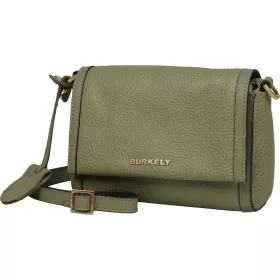   Burkely Keen Keira zöld színű női bőr oldaltáska, crossbody