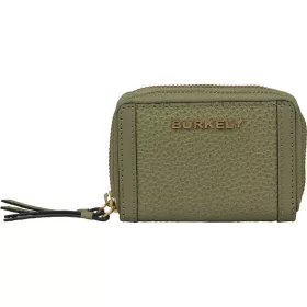   Burkely Keen Keira zöld színű, női bőr pénztárca, RFID védelemmel
