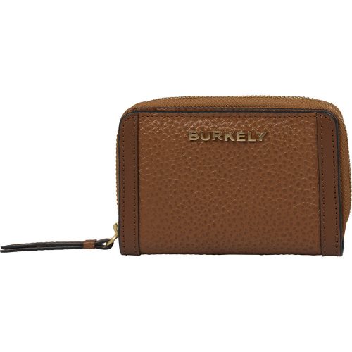 Burkely Keen Keira barna, női bőr pénztárca, RFID védelemmel
