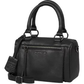 Burkely Rock Ruby fekete női bőr kézitáska, válltáska