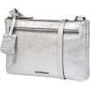Burkely Rock Ruby ezüst női bőr oldaltáska, crossbody
