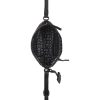 Burkely Rock Ruby fekete női bőr oldaltáska, crossbody