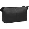 Burkely Rock Ruby fekete női bőr oldaltáska, crossbody