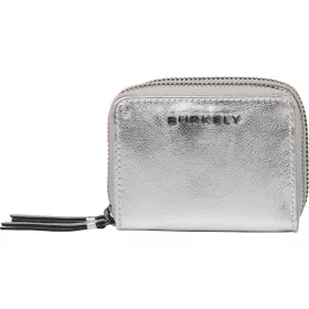   Burkely Rock Ruby ezüst színű bőr pénztárca RFID védelemmel