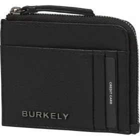 Burkely Rock Ruby fekete színű bőr kártyatartó