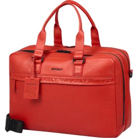   Burkely Minimal Mason piros dupla rekeszes bőr laptoptáska, aktatáska 15.6"  40 x 30 cm