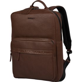   Burkely Minimal Manson konyakbarna bőr hátizsák, laptoptartóval 15,6"  45 x 30 cm