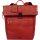 Burkely Minimal Manson Rolltop piros bőr hátizsák, laptoptartóval 14"  37 x 29 cm