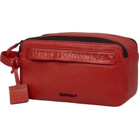   Burkely Minimal Mason piros bőr neszeszer, toalet táska 25 x 15 cm