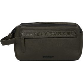   Burkely Minimal Mason sötétszürke bőr neszeszer, toalet táska 25 x 15 cm