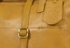 Burkely Natural Norah Workbag sárga színű női bőr válltáska, kézitáska, laptop tartóval 14"
