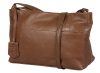 Burkely Natural Norah Collection barna női bőr oldaltáska, crossbody 18 x 10 cm