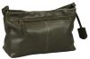 Burkely Natural Norah Collection zöld női bőr oldaltáska, crossbody 18 x 10 cm