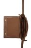 Burkely Natural Norah konyak női bőr oldaltáska, crossbody