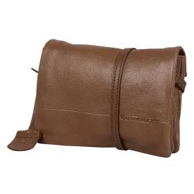 Burkely Natural Norah konyak bőr női oldaltáska