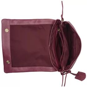 Burkely Natural Norah mályva bőr női oldaltáska