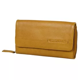   Burkely NATURAL NORAH sárga női bőr pénztárca RFID védelemmel 18 x 11 cm