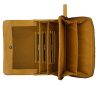 Burkely NATURAL NORAH sárga női bőr pénztárca RFID védelemmel 18 x 11 cm