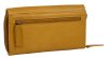 Burkely NATURAL NORAH sárga női bőr pénztárca RFID védelemmel 18 x 11 cm