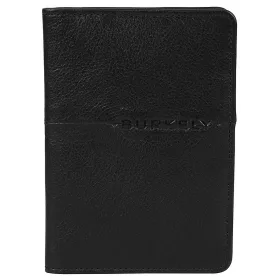   Burkely Natural Norah fekete bőr útlevél- és kártyatartó RFID védelemmel