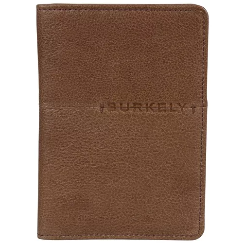 Burkely Natural Norah konyak színű bőr útlevél- és kártyatartó RFID védelemmel