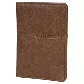   Burkely Natural Norah konyak színű bőr útlevél- és kártyatartó RFID védelemmel