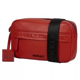 Burkely Lush Lucy törtfehér női bőr mini válltáska, crossbody 22 x 14 cm