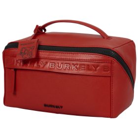   Burkely Minimal Mason piros bőr neszeszer, toalet táska 24 x 13 cm