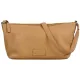 Burkely Soft Skylar világosbarna bőr női válltáska, oldaltáska 26 x 16 x 10 cm
