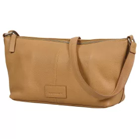   Burkely Soft Skylar világosbarna bőr női válltáska, oldaltáska 26 x 16 x 10 cm